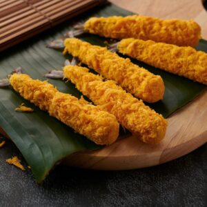 Frozen Raw Breaded Torpedo Vannamei Shrimps
