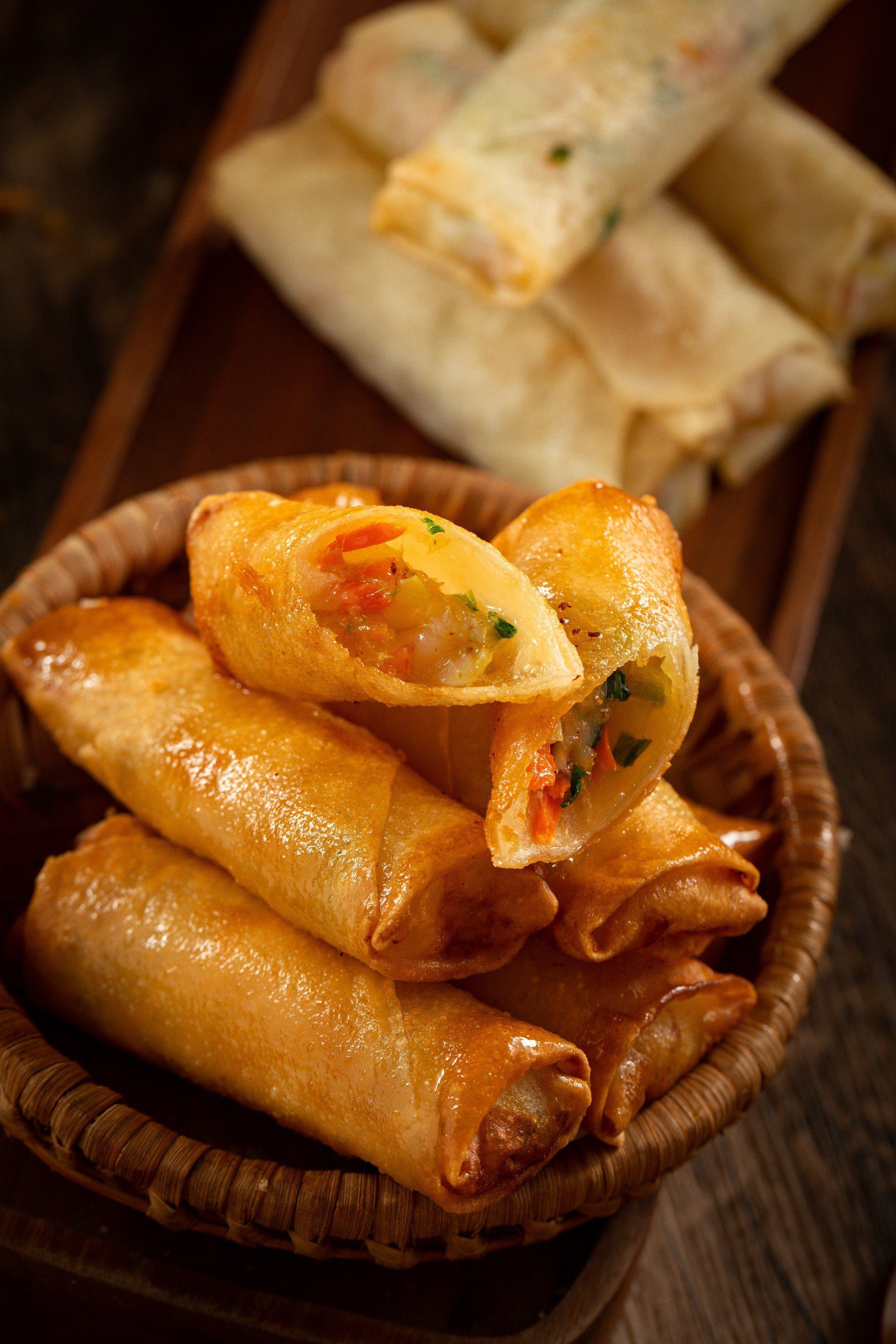 Frozen Pre-Fried Shrimps Roll