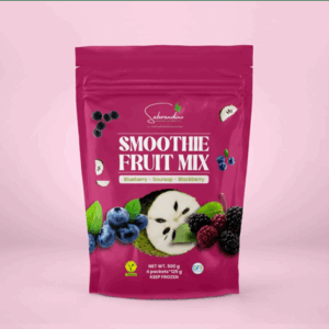 Frozen Smoothie Fruit Mix Blueberry, Soursop, Blackberry 125g/4 units 500gr
