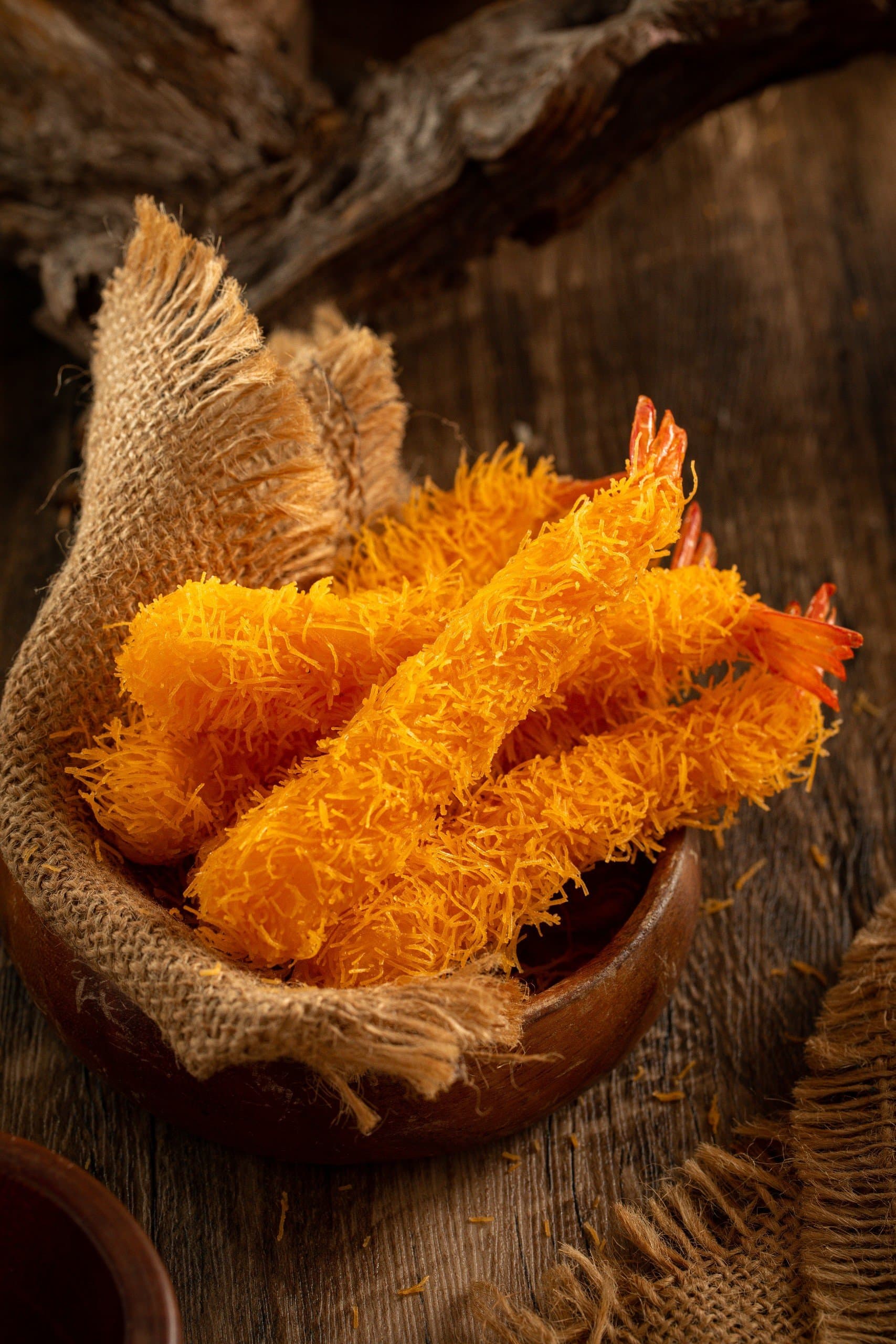 Frozen Raw Katafi (CUT) Vannamei Shrimps